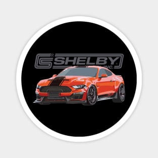 Shelby Ford Mustang Twister Orange Magnet